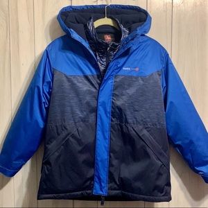 SWISSTECH 3-1 Boys WARM/Water Resistant Winter Jacket PET/SMOKE FREE HOME NWT